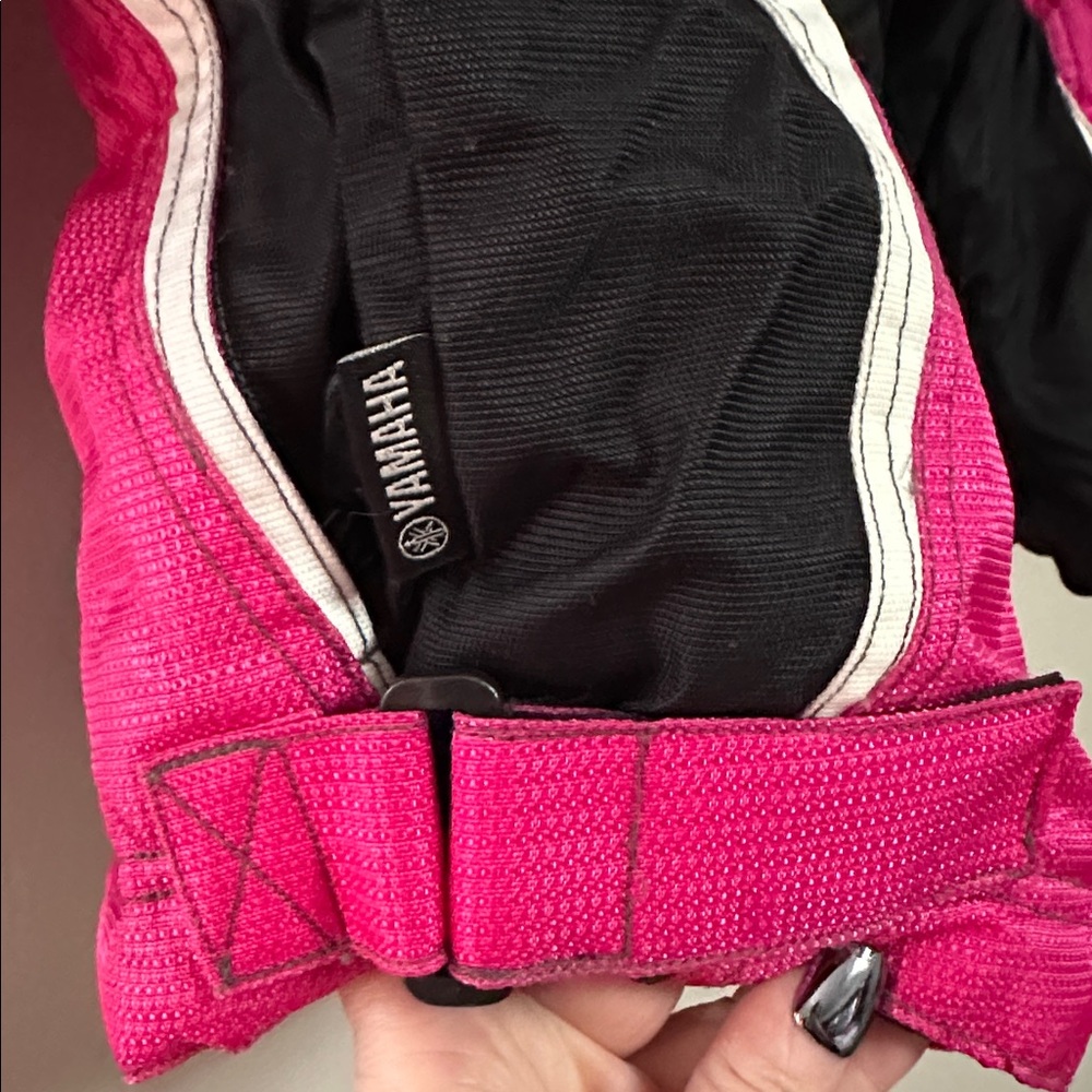 Yamaha Youth Adventure Hooded Jacket Size 6 Pink Black - Picture 7 of 8